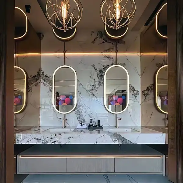 Common Oval Smart Mirror Specifications Required in Luxury Developments